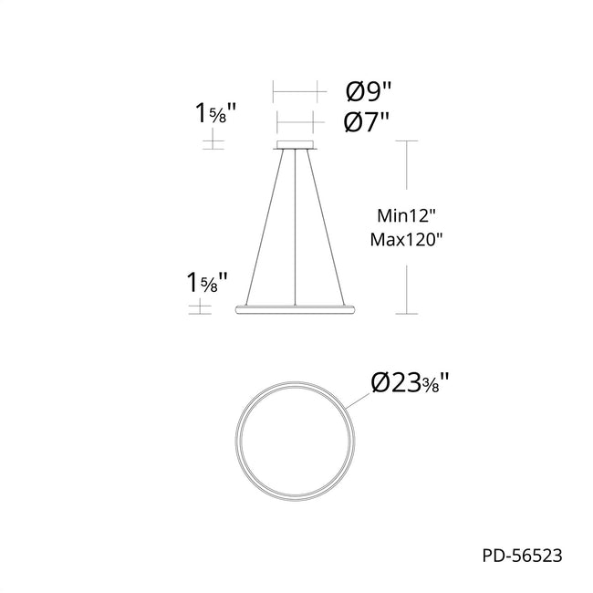 W.A.C. Lighting-PD-56523-40-BC|ALT|1