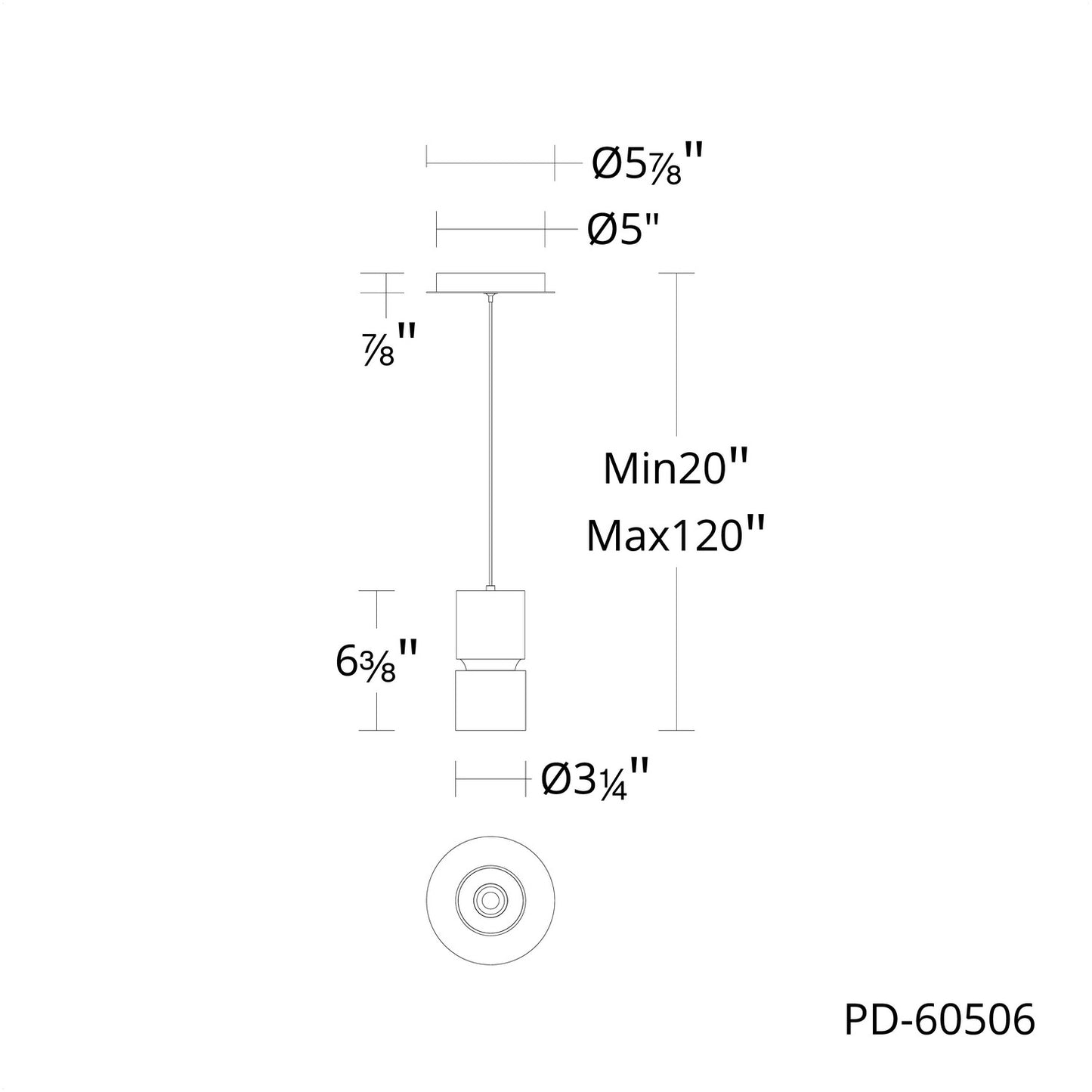 W.A.C. Lighting-PD-60506-27-WT|ALT|1