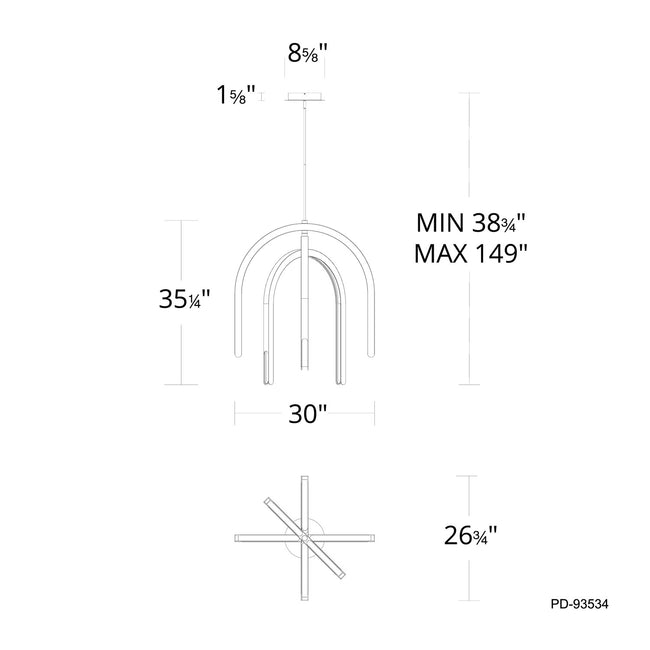 W.A.C. Lighting-PD-93534-27-BK|ALT|1