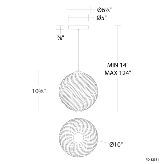 Modern Forms-PD-32511-40-SM/BN|ALT|1