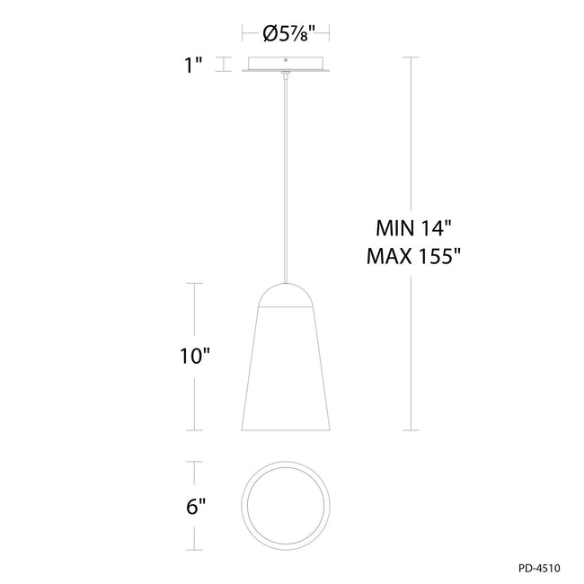 Modern Forms-PD-4510-40-BV/BK|ALT|1