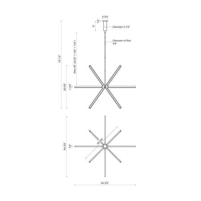Kuzco Lighting-CH14356-BK-UNV|ALT|2