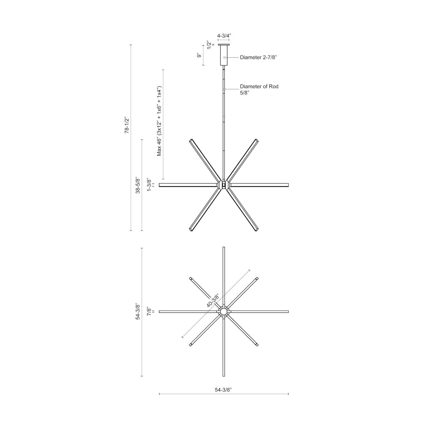 Kuzco Lighting-CH14356-WH-UNV|ALT|2