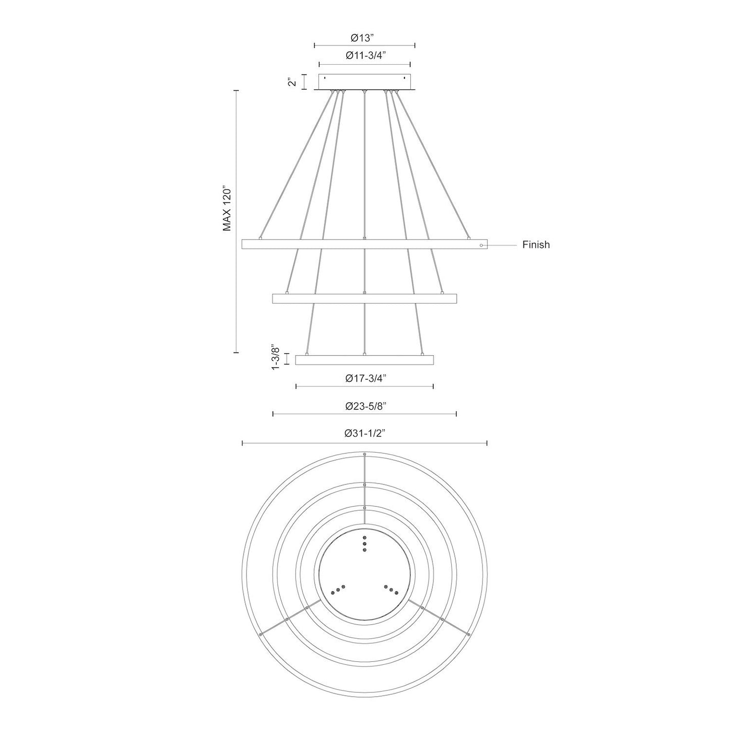 Kuzco Lighting-CH87332-BK-UNV-010|ALT|2
