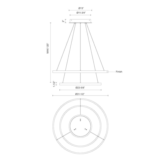 Kuzco Lighting-CH87832-WH-UNV-010|ALT|1