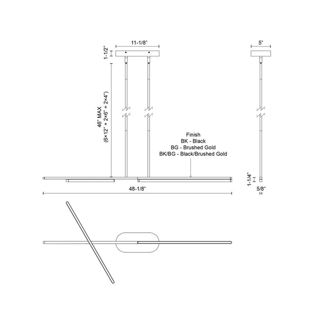Kuzco Lighting-LP28748-BK-UNV|ALT|2