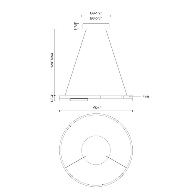 Kuzco Lighting-PD52724-WT-UNV|ALT|2