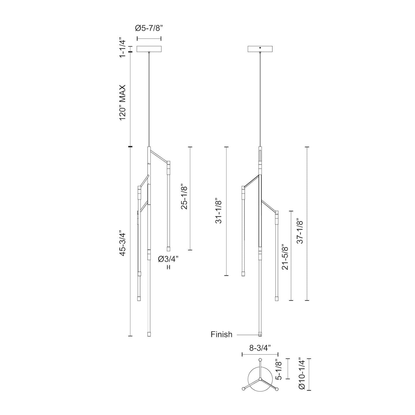Kuzco Lighting-PD74746-BK-UNV|ALT|1