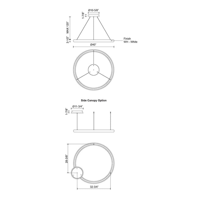 Kuzco Lighting-PD80340-WH-UNV-010|ALT|1