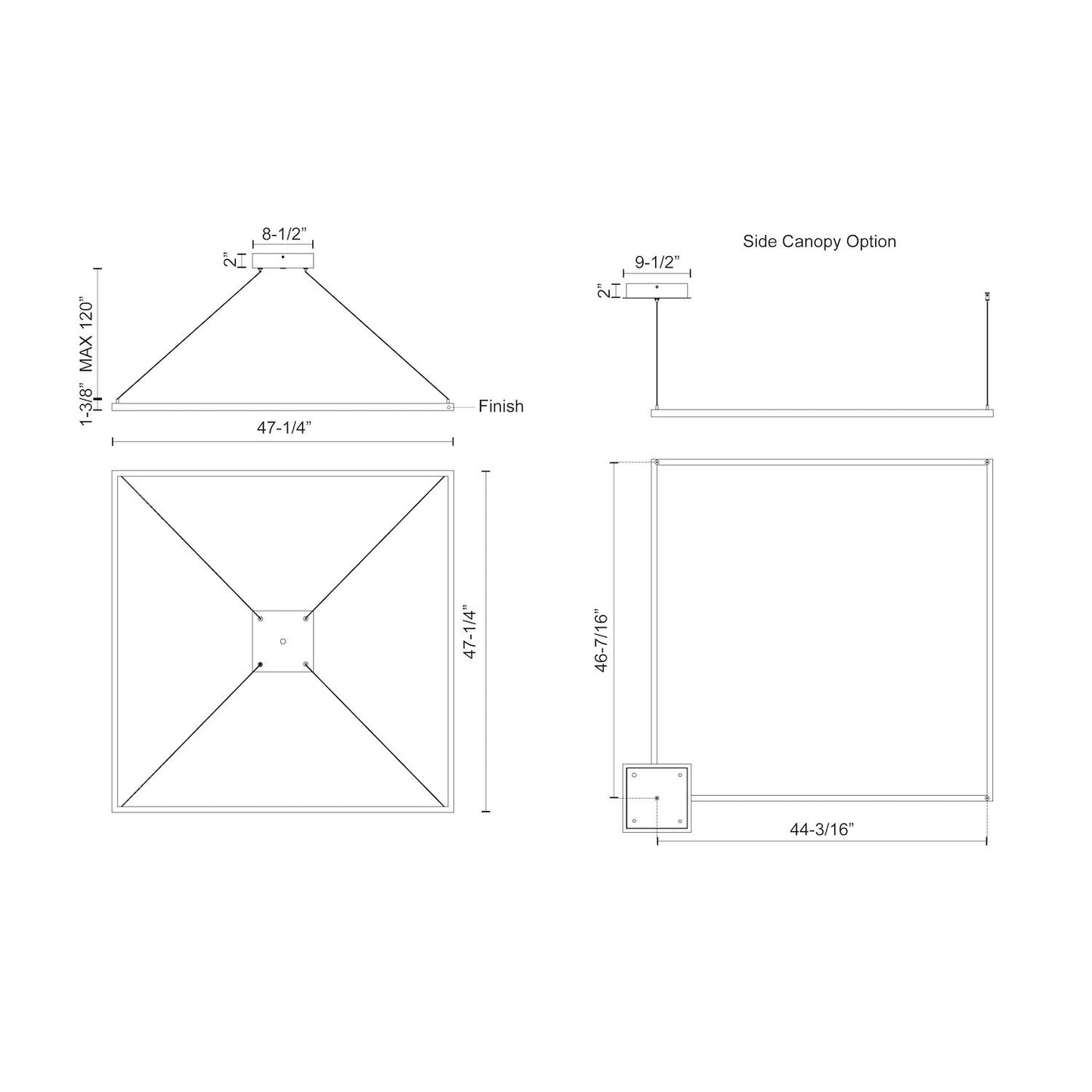 Kuzco Lighting-PD88148-BK-UNV-010|ALT|1