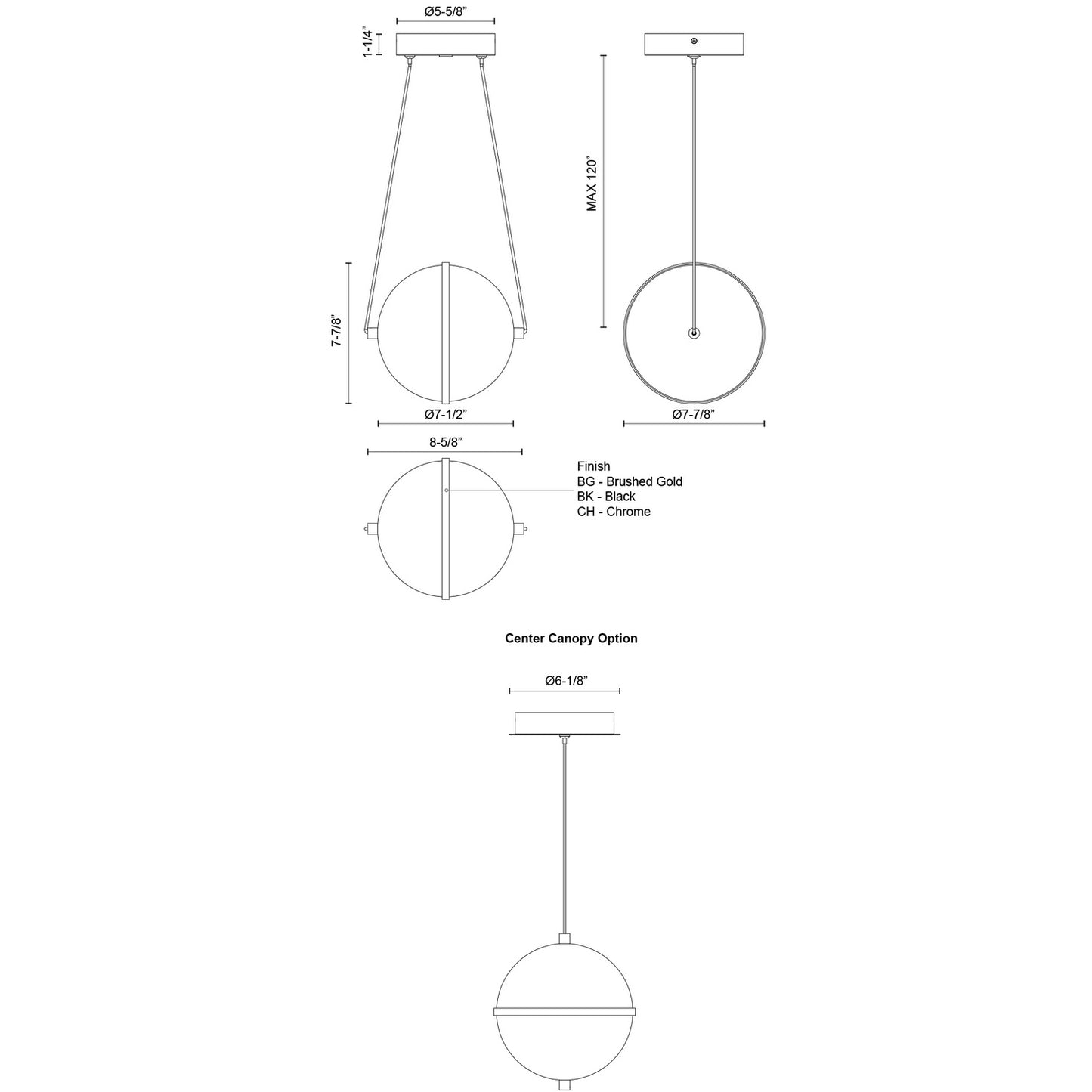 Kuzco Lighting-PD76708-CH-UNV|ALT|3