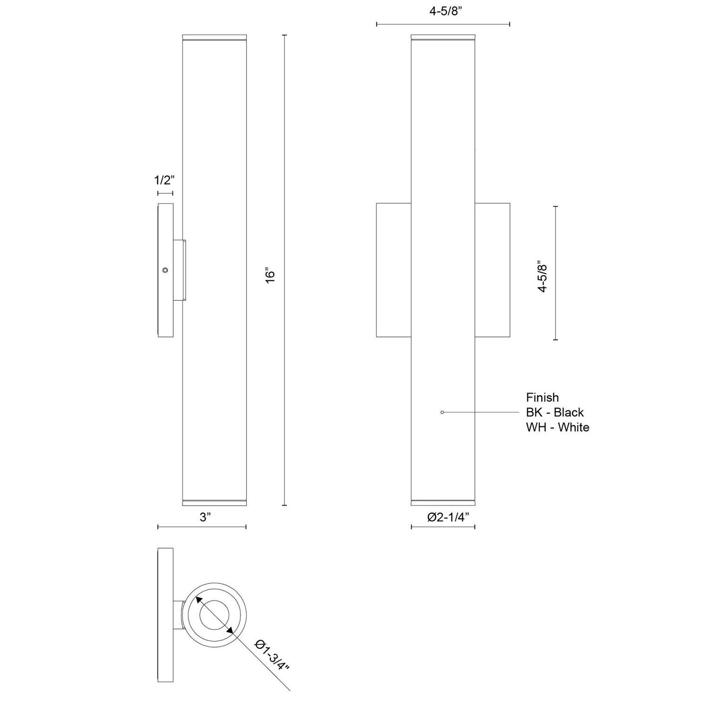 Kuzco Lighting-LD2-UD16W24-3036-WH-UNV-010|ALT|1