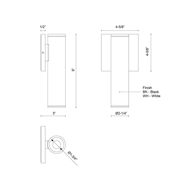 Kuzco Lighting-LD2-WS09W10-3036-WH-UNV-010|ALT|1
