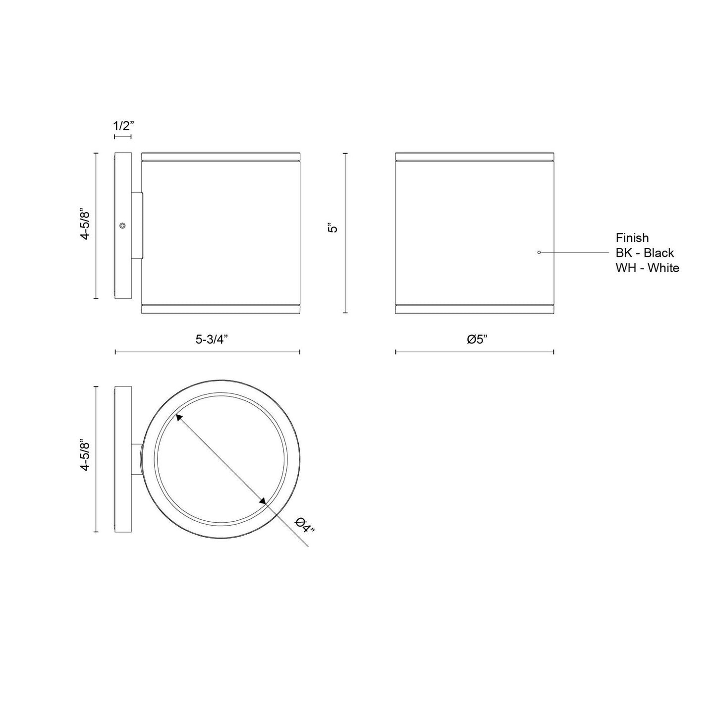 Kuzco Lighting-EW265105-BK|ALT|3