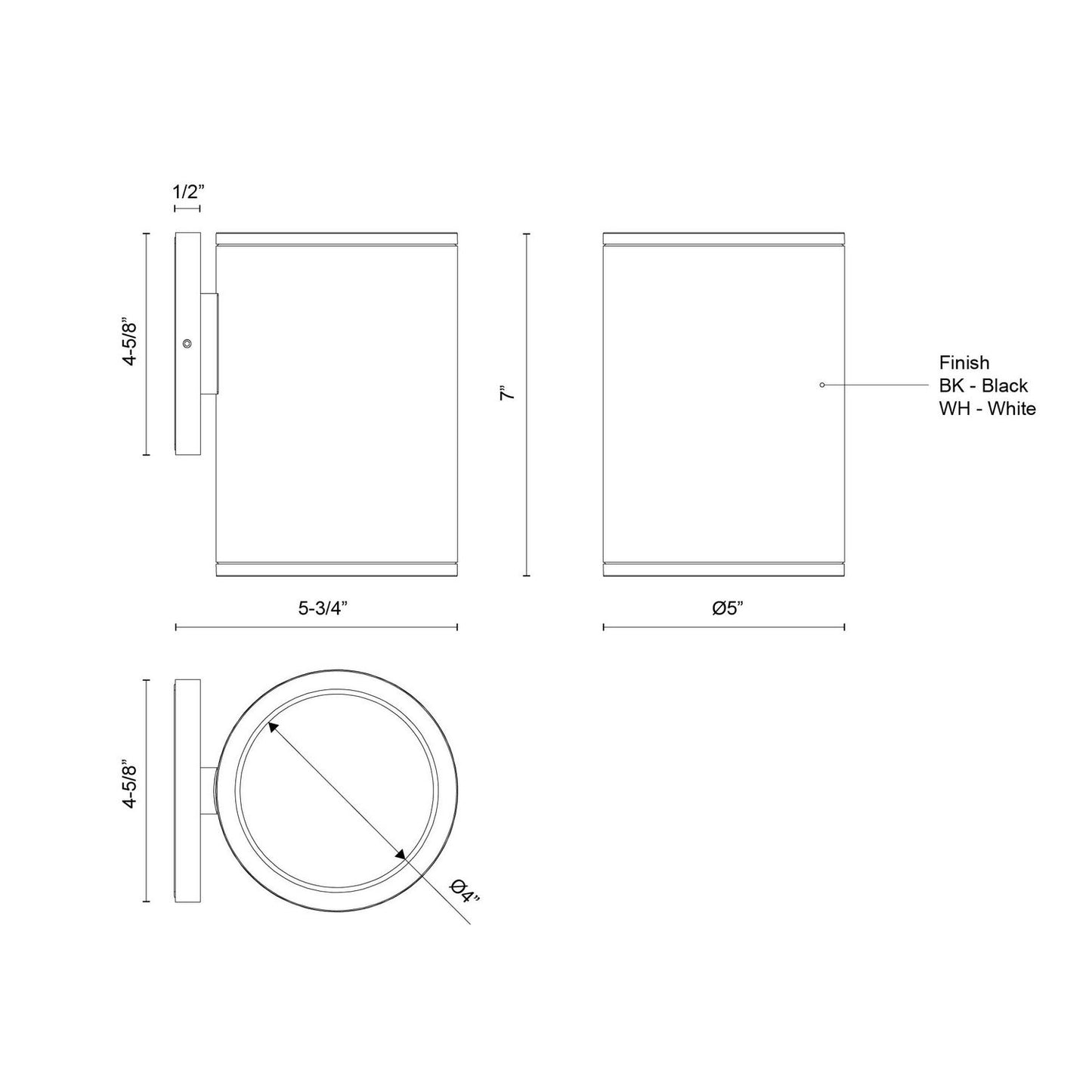 Kuzco Lighting-EW265107-BK|ALT|4