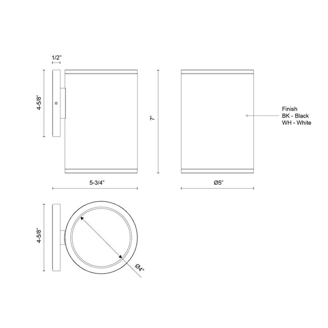 Kuzco Lighting-EW265107-BK|ALT|4