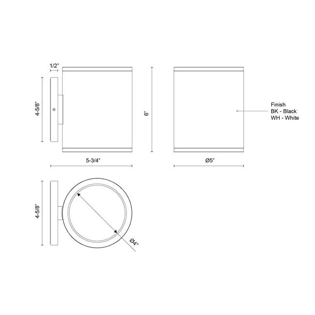 Kuzco Lighting-EW265206-WH|ALT|2