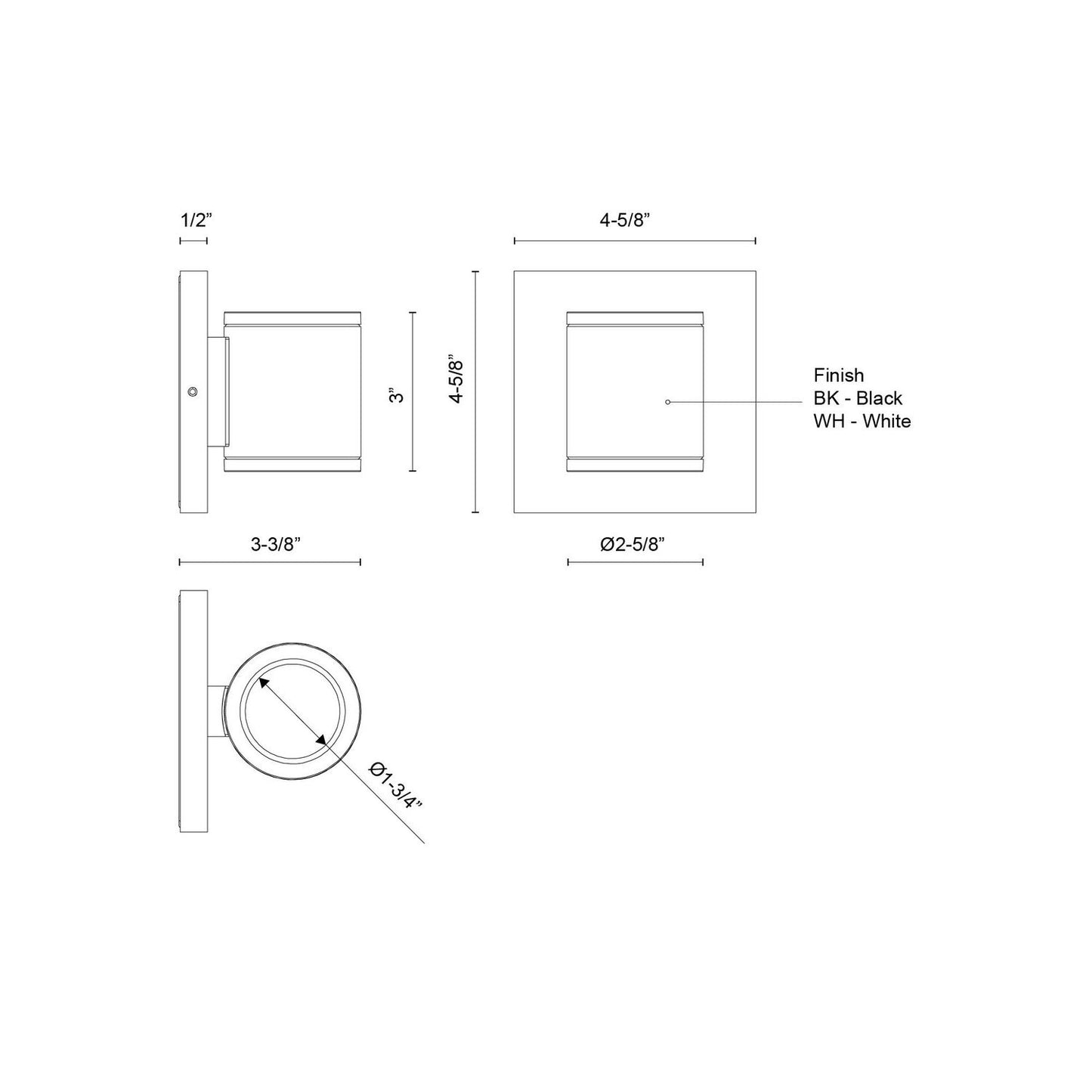 Kuzco Lighting-EW262103-BK|ALT|4
