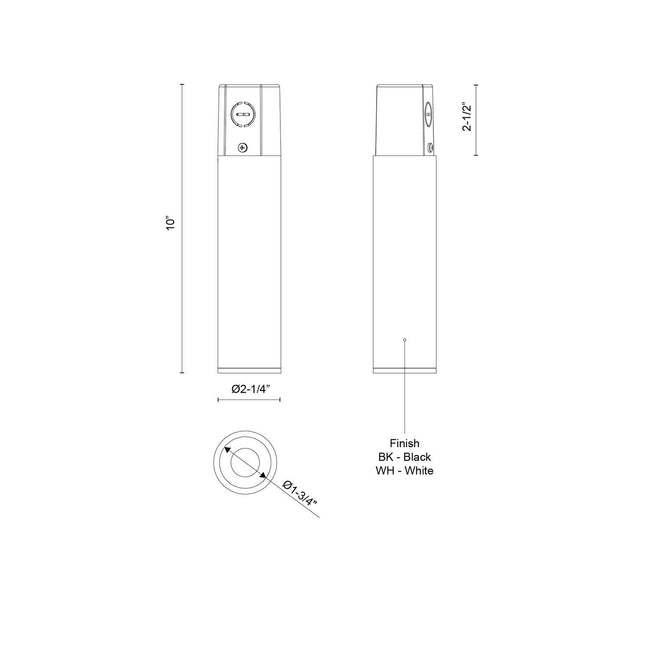 Kuzco Lighting-LD2-CC08W10-3036-WH-UNV-010|ALT|1