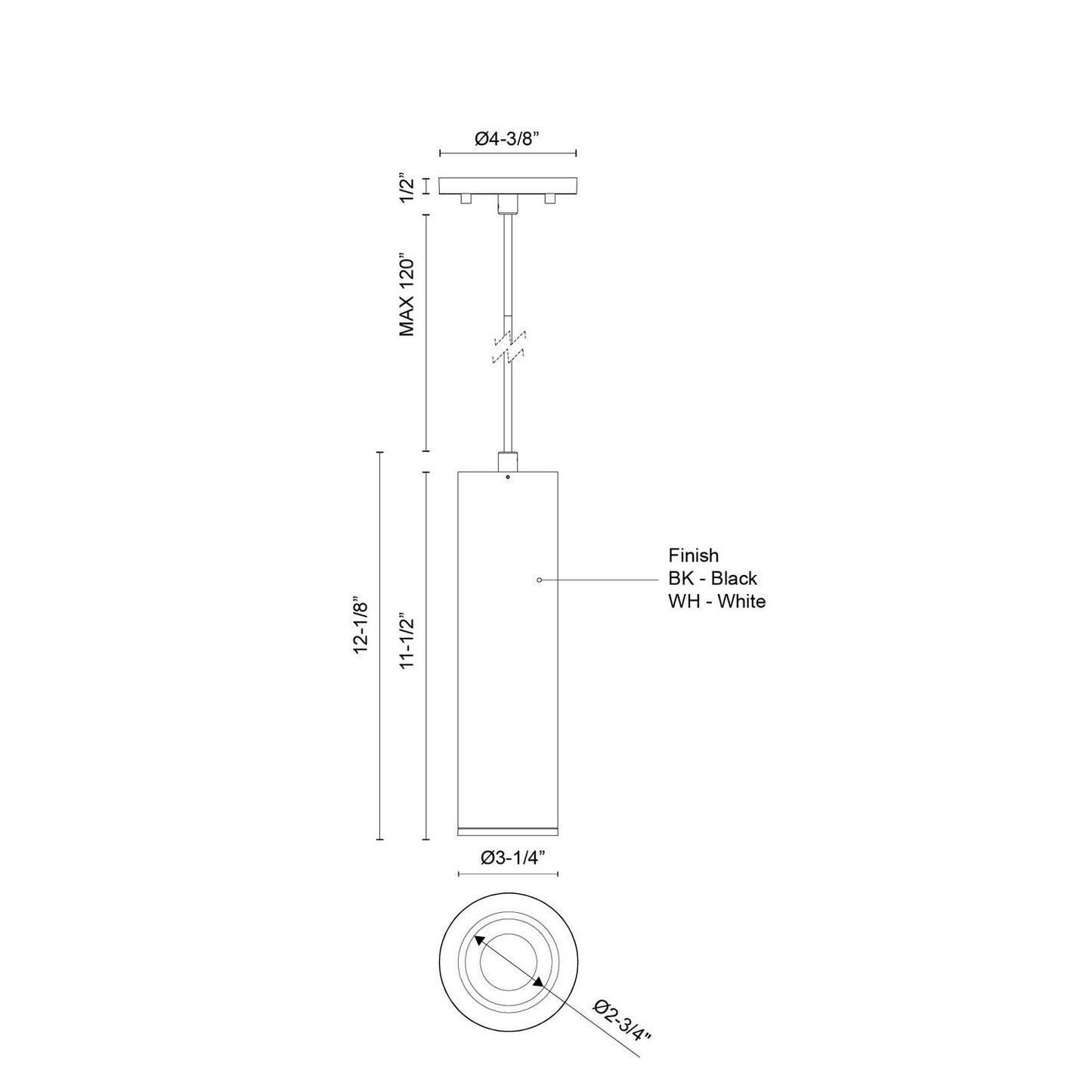 Kuzco Lighting-LD3-PD12W18-3036-WH-UNV-010|ALT|1