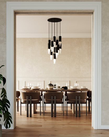 Bordeaux Cascading Pendant by Alora