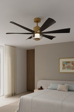 Minka Aire-F761L-LBR/CL|ALT|1