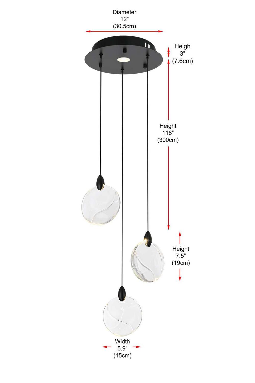 Elegant Lighting-1012D12BK-01CR|ALT|7