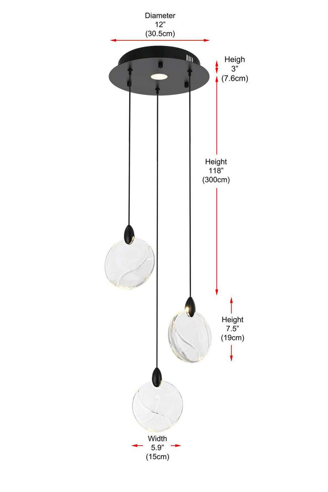 Elegant Lighting-1012D12BK-01CR|ALT|7