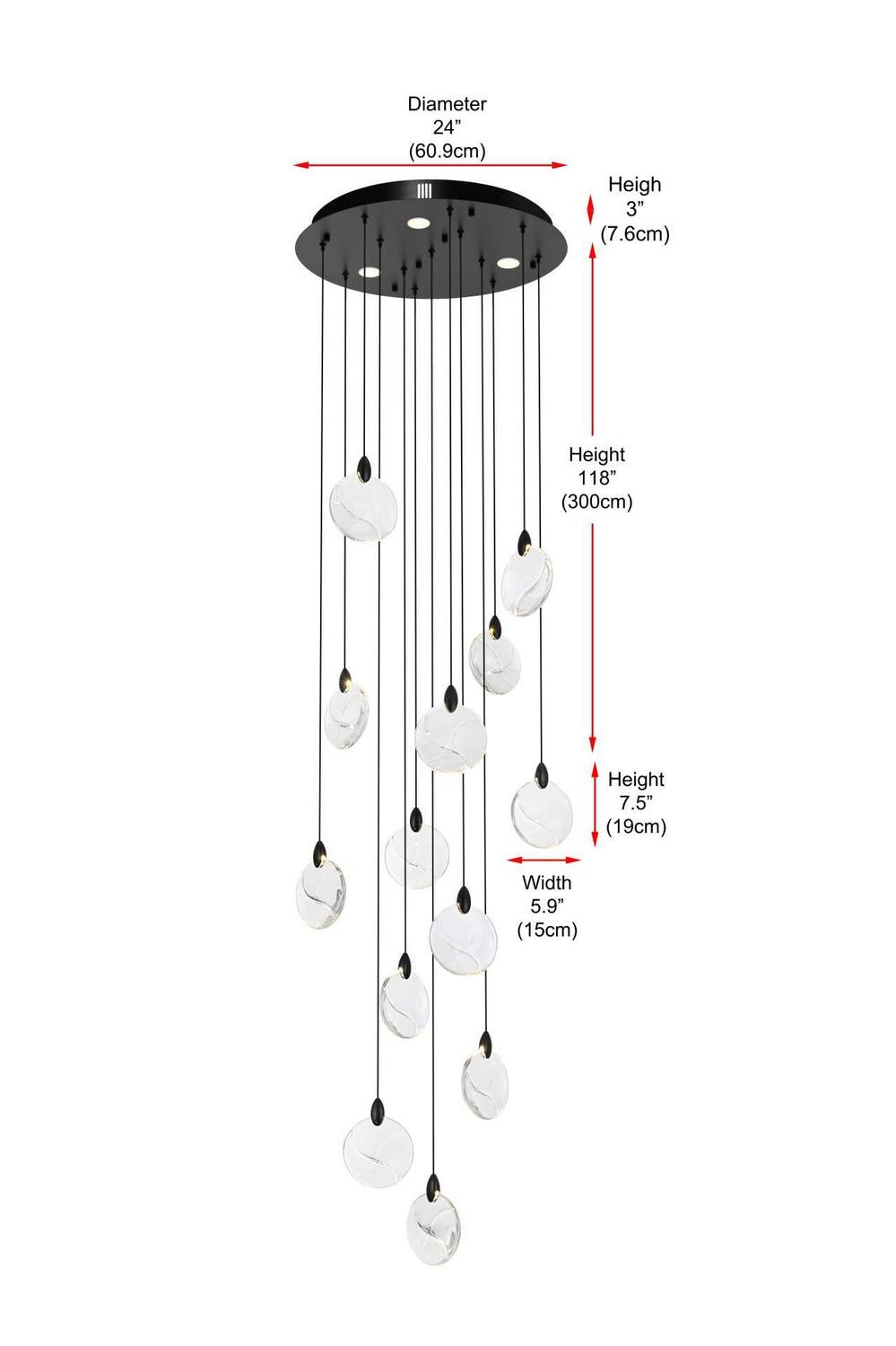 Elegant Lighting-1012D24BK-01CR|ALT|7
