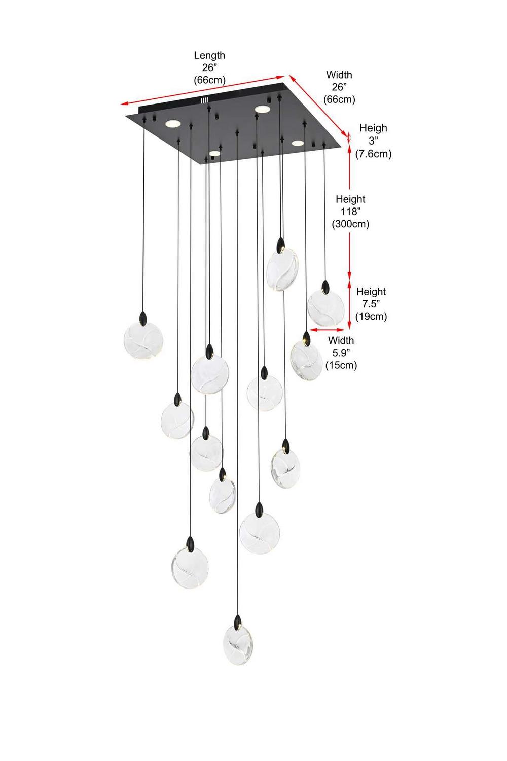 Elegant Lighting-1012S26BK-01CR|ALT|6