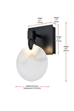 Elegant Lighting-1012W6BK-11ST|ALT|6