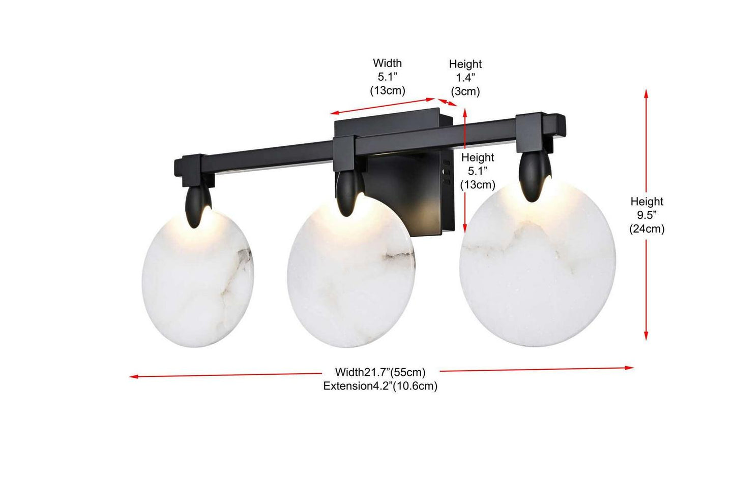 Elegant Lighting-1012W22BK-11ST|ALT|6