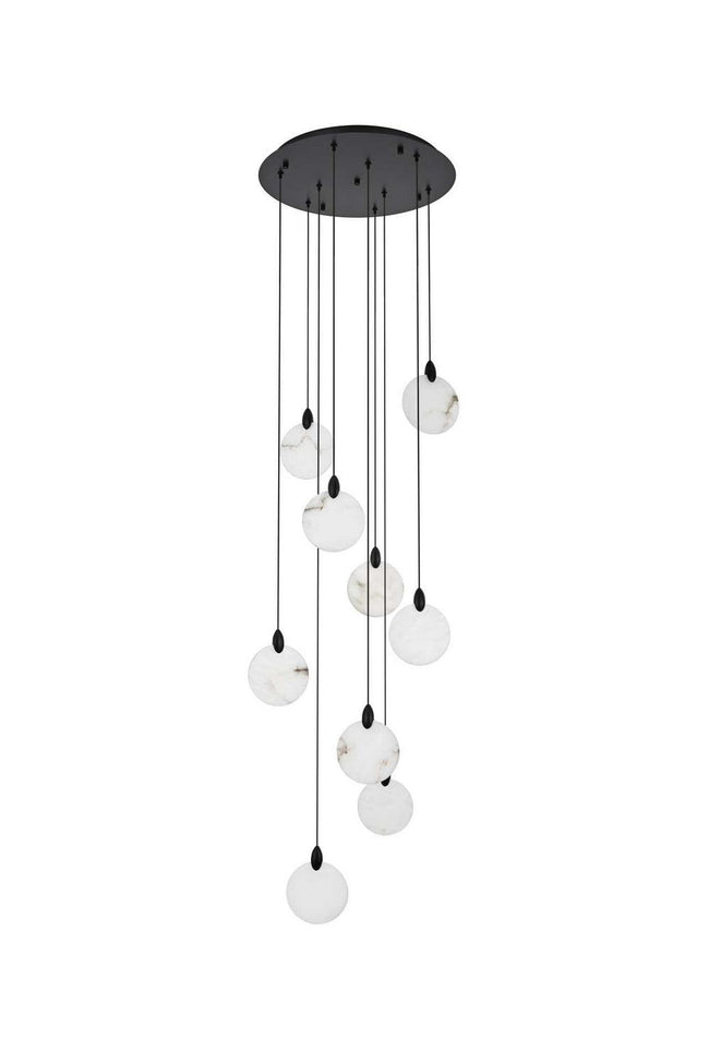 Elegant Lighting-1012D20BK-11ST|ALT|6