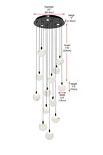 Elegant Lighting-1012D24BK-11ST|ALT|7