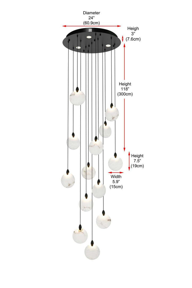 Elegant Lighting-1012D24BK-11ST|ALT|7