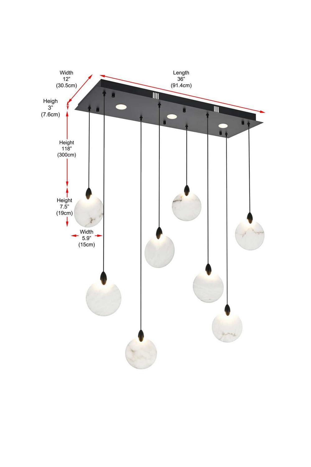 Elegant Lighting-1012D36BK-11ST|ALT|8