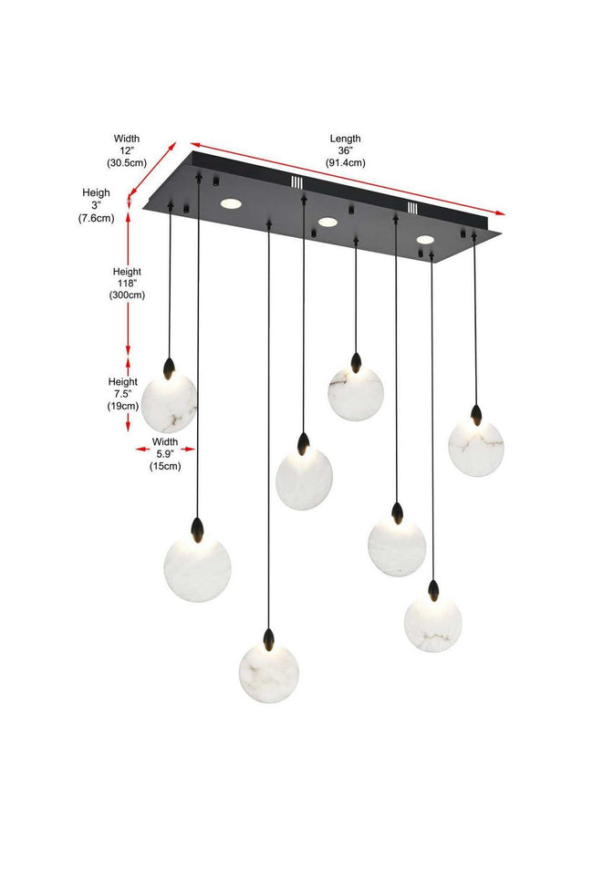Elegant Lighting-1012D36BK-11ST|ALT|8