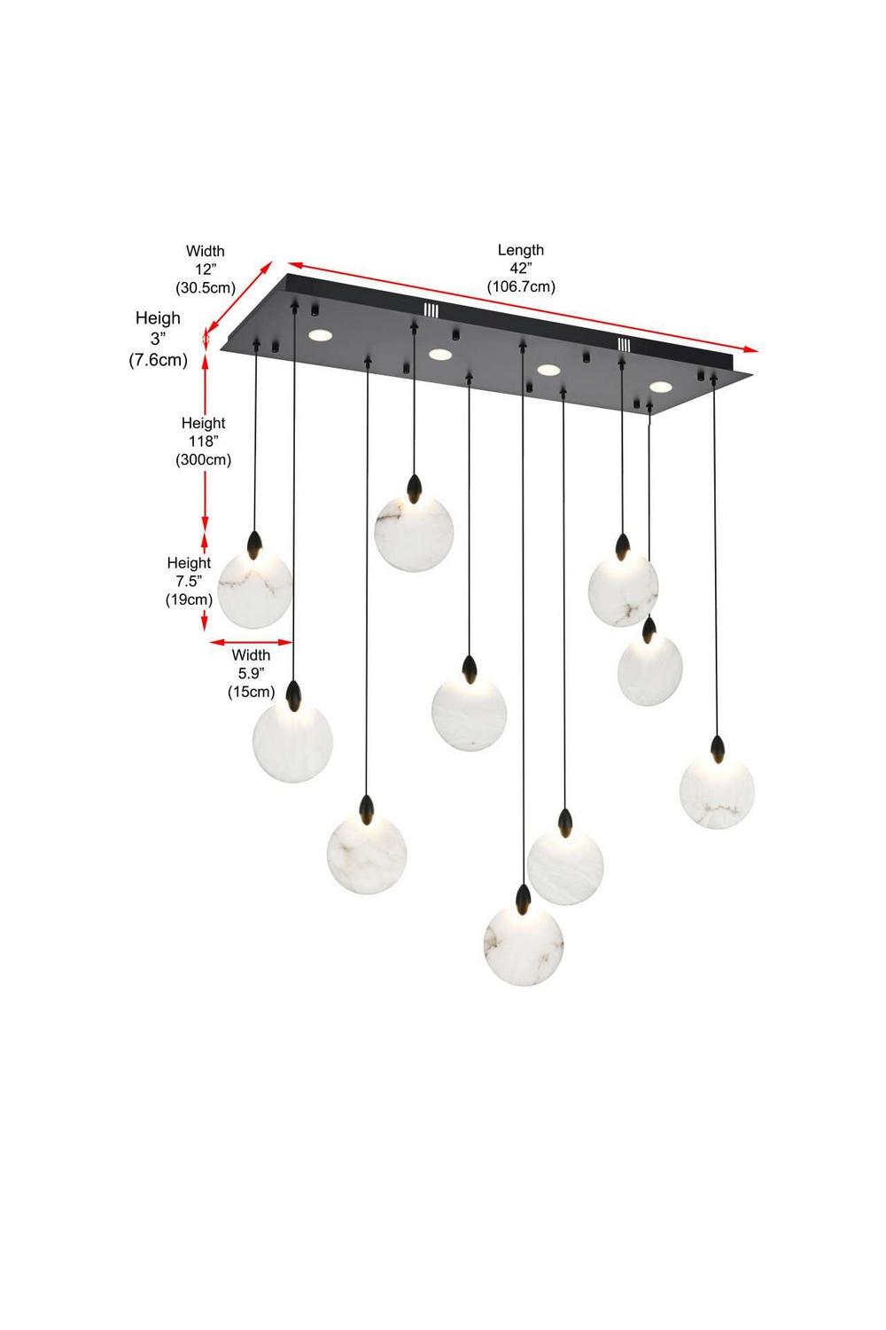 Elegant Lighting-1012D42BK-11ST|ALT|8