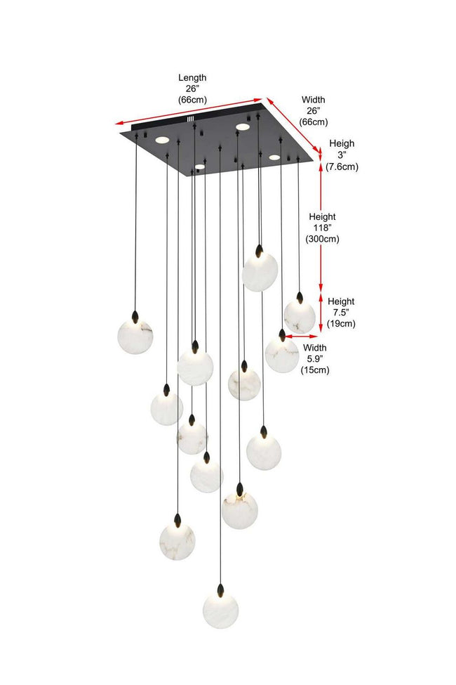 Elegant Lighting-1012S26BK-11ST|ALT|7