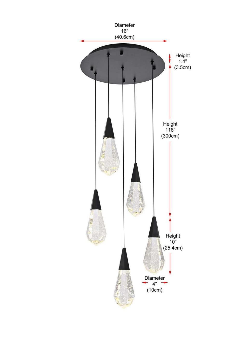 Elegant Lighting-1013D16BK-02CR|ALT|7