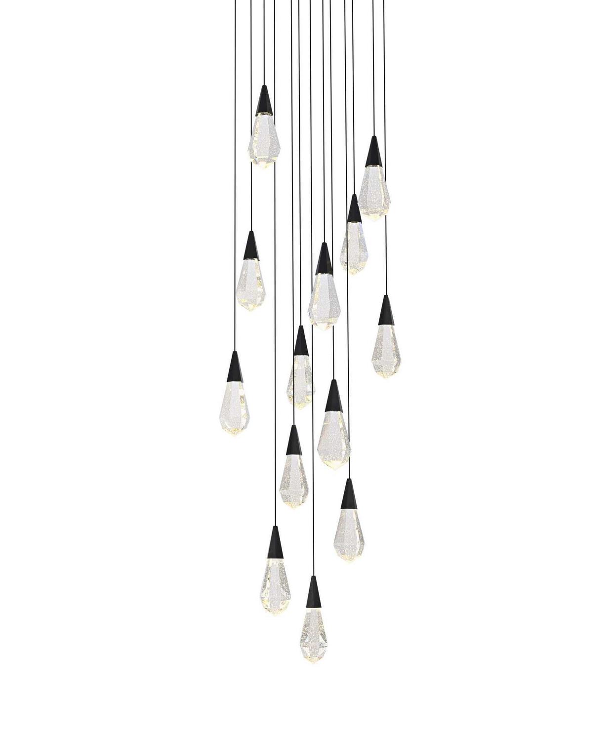 Elegant Lighting-1013D24BK-02CR|ALT|1