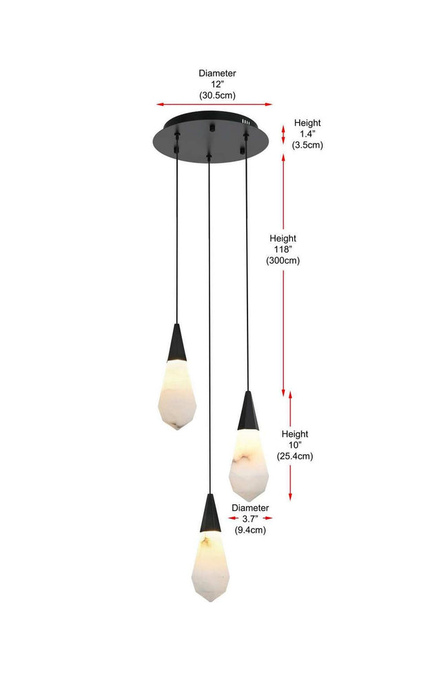 Elegant Lighting-1013D12BK-22ST|ALT|7