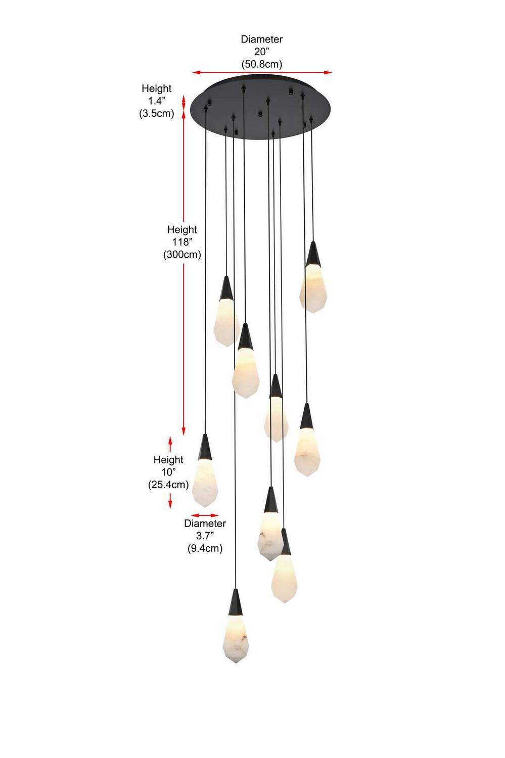 Elegant Lighting-1013D20BK-22ST|ALT|7