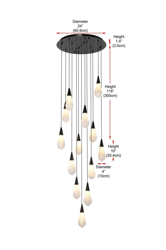 Elegant Lighting-1013D24BK-22ST|ALT|7