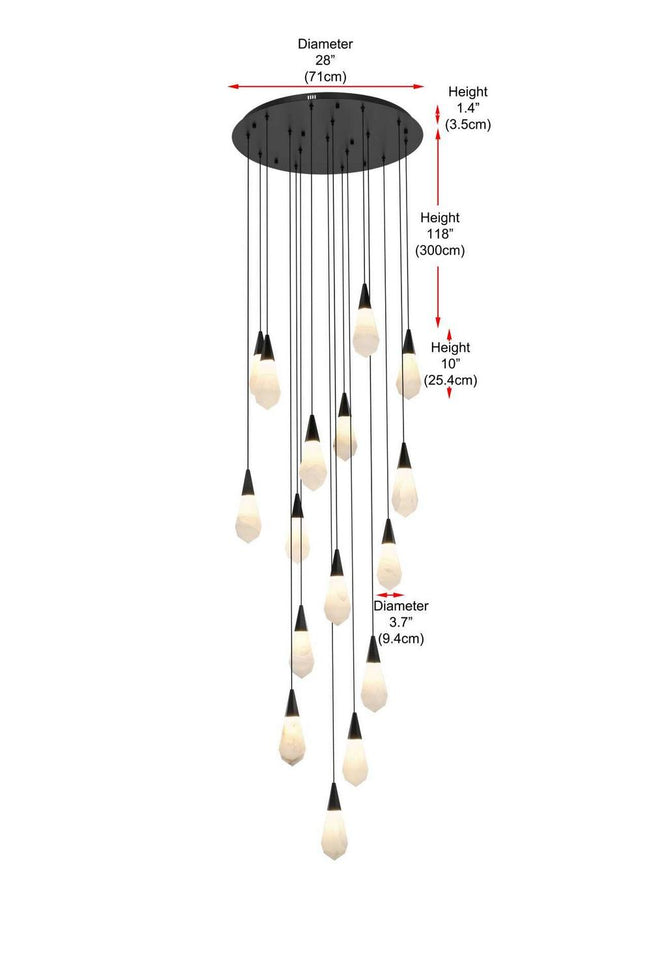 Elegant Lighting-1013D28BK-22ST|ALT|7