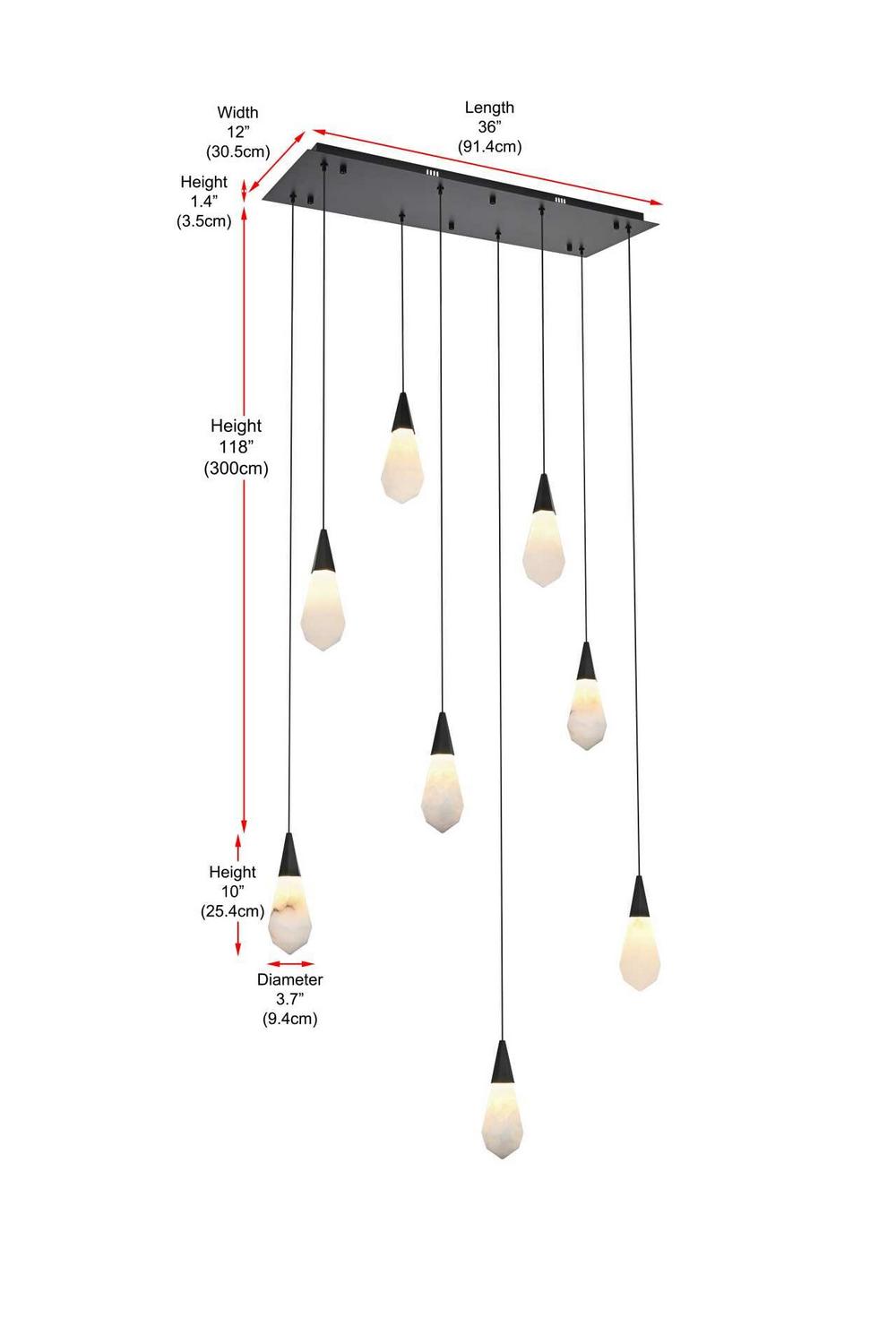 Elegant Lighting-1013D36BK-22ST|ALT|2