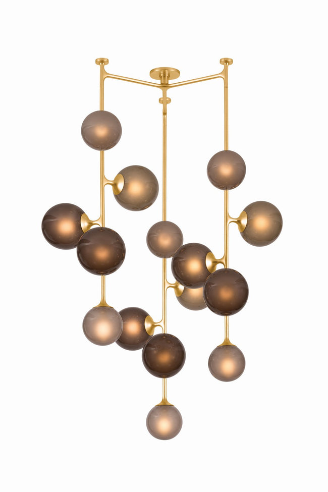 Sunstone Chandelier by Corbett Lighting - 15 Light (41.75"W x 40.00"H) [Corbett Lighting-600-42-VGL|MAIN]