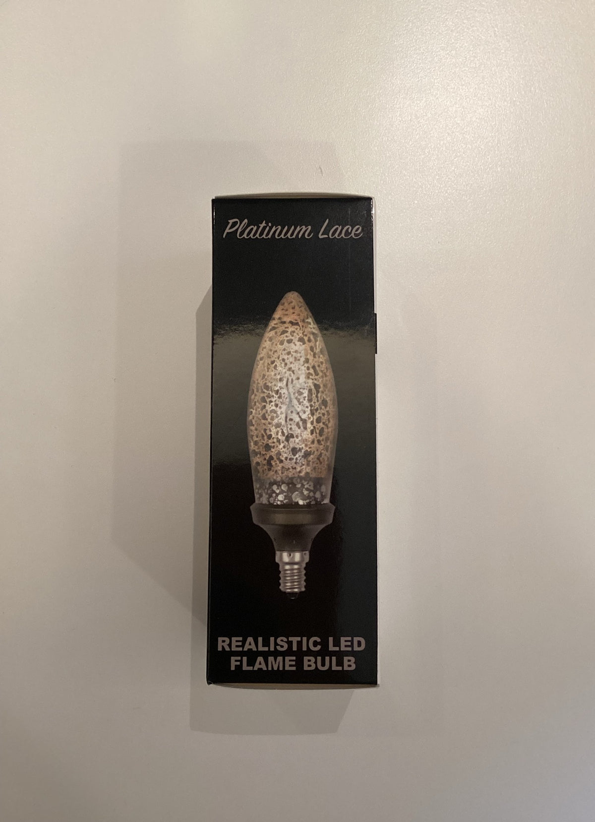 Platinum Lace LED Flame Bulb by The Coppersmith