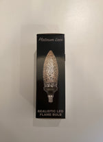 Platinum Lace LED Flame Bulb by The Coppersmith