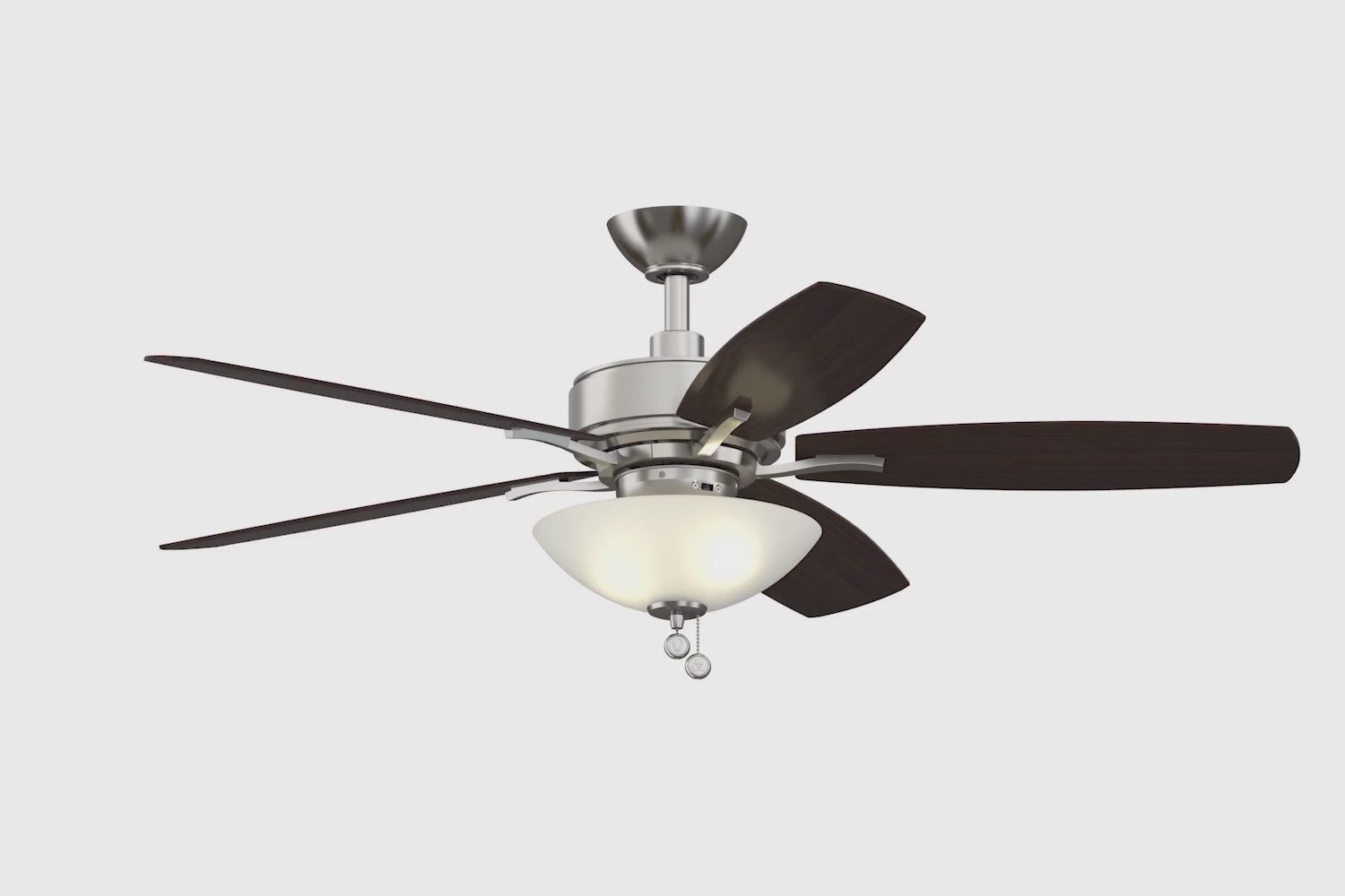 Fanimation FP6285BBN Aire Deluxe 52" Ceiling Fan, Brushed Nickel: 360-degree spin video [Fanimation-FP6285BBN|CUSTOM|2]